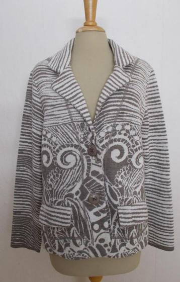 Mooi 50% wollen print vest van Madeleine! 42 beschikbaar voor biedingen