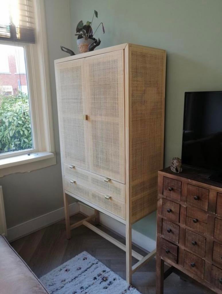 Mooie webbing kast met lades, Ophalen of Verzenden