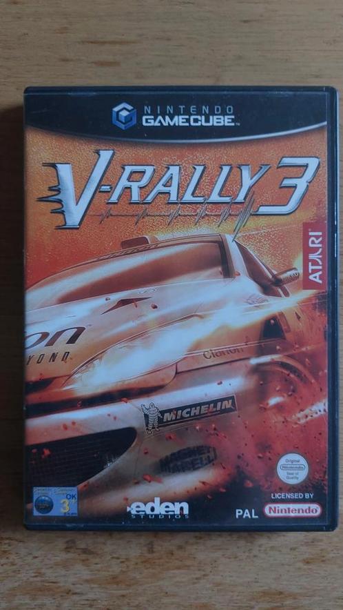 V-Rally 3 GameCube, Spelcomputers en Games, Games | Nintendo GameCube, Gebruikt, Racen en Vliegen, 1 speler, Vanaf 3 jaar, Ophalen of Verzenden