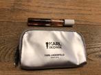 Karl Lagerfeld “ Ikonik Femme “, toilettasje + travelspray., Ophalen of Verzenden, Zo goed als nieuw