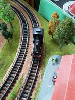 N spoor minitrix locomotief T3 met verlichting en kolen bak, Verzenden, Trix, Zo goed als nieuw, Gelijkstroom