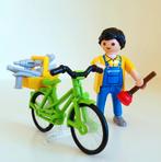 Playmobil klusjesman met fiets 4791, Ophalen of Verzenden, Zo goed als nieuw, Complete set