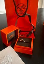 Contour chaine d’ancre gouden ring v Hermès met doos-lint, Nieuw, Ophalen of Verzenden, 17 tot 18, Met edelsteen