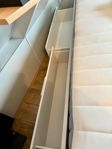 Ikea Brimnes bed met Valevag matras - afbeelding 5
