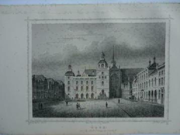 092 / Goes  de Haven Staalgravure     1860 beschikbaar voor biedingen