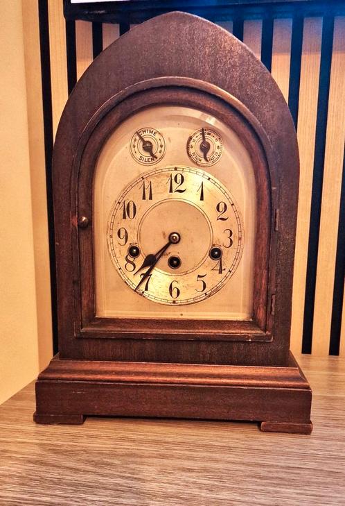 Antieke Junghans Pendule Klok, Antiek en Kunst, Antiek | Klokken, Ophalen