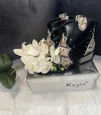 NİEUW, gave slangenprint (cowboy) enkellaarsjes, Kayla EU37, Lage of Enkellaarzen, Nieuw, Ophalen of Verzenden, Kayla