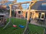 Houten Schommel met 2 Zitjes, Kinderen en Baby's, Speelgoed | Buiten | Speeltoestellen, Ophalen, Gebruikt, Schommel