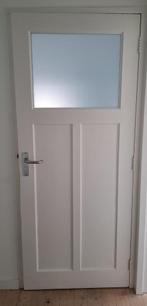 Stompe deuren! Houten deur met klink. 7 stuks los te koop., Ophalen, Gebruikt, 80 tot 100 cm, Binnendeur