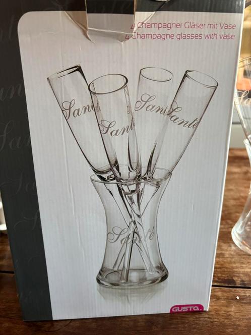 Champagne glazen, Verzamelen, Glas en Borrelglaasjes, Zo goed als nieuw, Overige typen, Verzenden