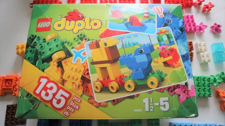 Duplo set - 135 blokjes - goede staat  -koffer 10565, Kinderen en Baby's, Speelgoed | Duplo en Lego, Zo goed als nieuw, Duplo