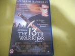 THE 13th WARRIOR! Aktie met A. Banderas Op Ex-Rental VDEO!, Alle leeftijden, Verzenden, Gebruikt, Actie en Avontuur