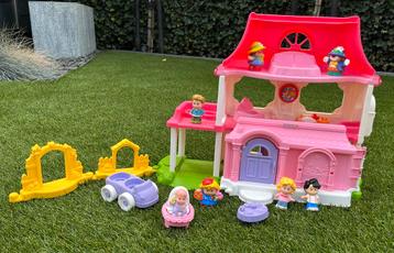 Little people huis met extra poppetjes beschikbaar voor biedingen