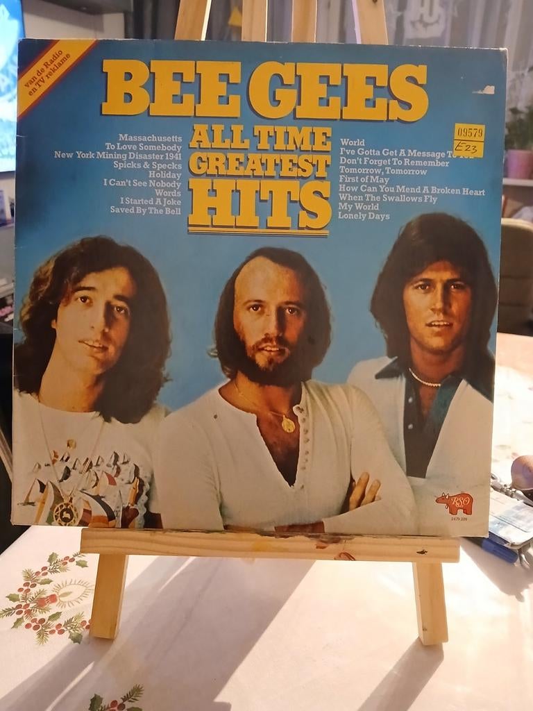 Bee Gees - All Time Greatest Hits LP plaat, Cd's en Dvd's, Vinyl | Pop, Ophalen of Verzenden, 1960 tot 1980, Zo goed als nieuw