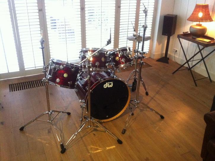 DW Collectors Gold Badge Series incl. DW Hardware €2250,-, Muziek en Instrumenten, Drumstellen en Slagwerk, Gebruikt, Overige merken