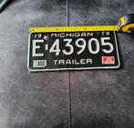 Michigan Trailer Kentekenplaat 1979, Hobby en Vrije tijd, Ophalen of Verzenden