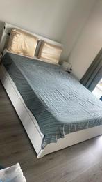 Bed with Storage & Mattresses - Bed met Opbergruimte & Matra, Huis en Inrichting, Slaapkamer | Bedden, Ophalen, Wit, Tweepersoons