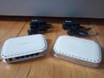 Netgear GS605 v4 Netwerk Switch Gigabit 5 Ports 2 Stuks, Ophalen of Verzenden, Gebruikt