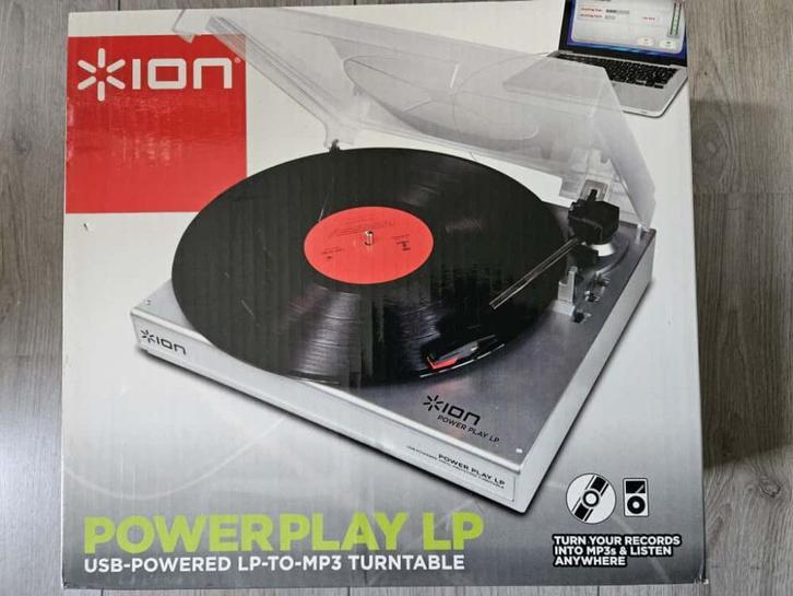 ION USB platenspeler met LP naar MP3 functie, Audio, Tv en Foto, Platenspelers, Nieuw, Platenspeler, Overige merken, USB-aansluiting