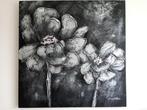 Modern schilderij "Twee zwarte bloemen", Ophalen