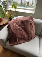 2x Zara Home kussen + Crisp Sheets kussenslopen bruin, Huis en Inrichting, Ophalen of Verzenden, Gebruikt, Bruin, Vierkant