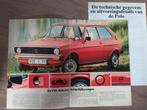 VW Volkswagen Polo 1977 autofolder, Ophalen of Verzenden, Nieuw, Volkswagen