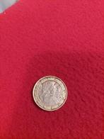 1 euro munt, 2002 Oostenrijk, misslag,fout,verkeerd bedrukt, Postzegels en Munten, Munten | Europa | Euromunten, 2 euro, Ophalen of Verzenden