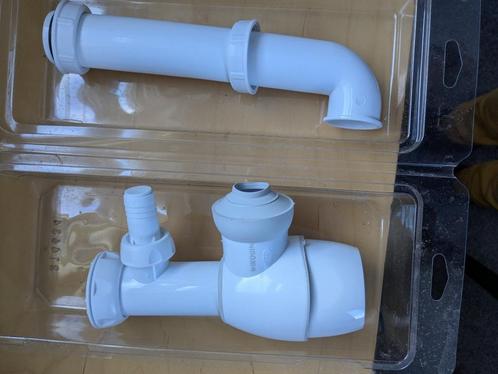 Wirquin sifon met vaatwasmachine aansluiting, Doe-het-zelf en Verbouw, Buizen en Afvoer, Nieuw, Afvoer, Pvc, Minder dan 2 meter