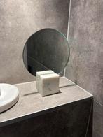 H&M home spiegel op voet marmeren marmer, Huis en Inrichting, Woonaccessoires | Spiegels, Minder dan 50 cm, Gebruikt, Rond, Ophalen of Verzenden