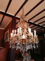 zwaar bronze LOUIS XV style 135 cm kroonluchter kristal, Ophalen of Verzenden