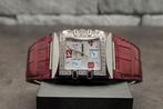Omega Constellation Quadra MOP Diamond 0.69ct fullset, Leer, Staal, Ophalen of Verzenden, Zo goed als nieuw