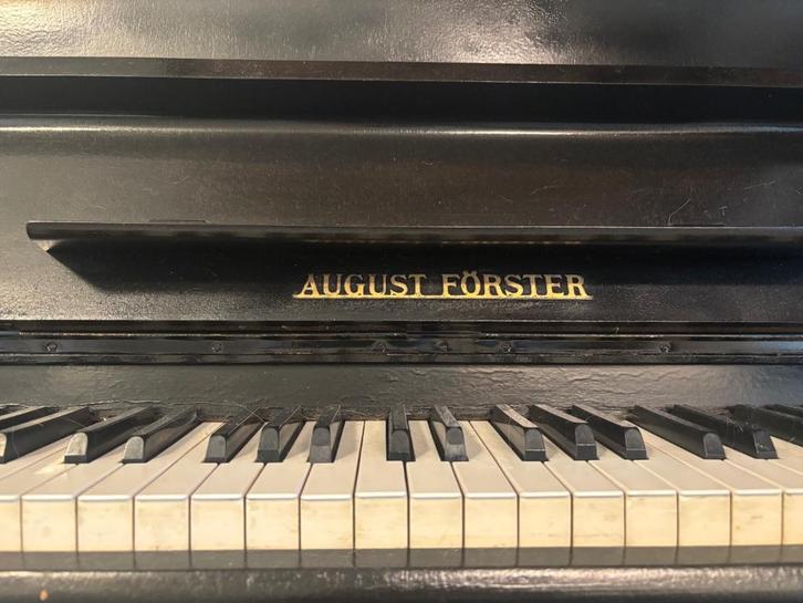 Piano August Forster, Muziek en Instrumenten, Piano's, Gebruikt, Piano, Zwart, Ophalen