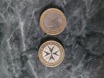 1€ Malta 2020, 1€ Letland 2016, Ophalen of Verzenden, Malta, 2 euro