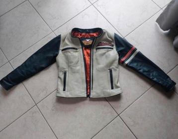 lederen harley Davidson jas voor dames, als nieuw. beschikbaar voor biedingen
