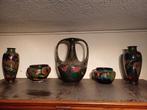 5x Gouds Plateel Aardewerk Vazen/Potten, Ophalen