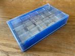 Doosje met 15 vintage schoolstempels plaatjes-stempels, Hobby en Vrije tijd, Stempelen, Ophalen of Verzenden, Gebruikt, Overige typen