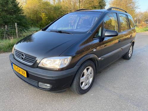 Opel Zafira 2.2 16V AUT 2001 Zwart, Auto's, Opel, Particulier, Zafira, ABS, Airbags, Airconditioning, Boordcomputer, Centrale vergrendeling