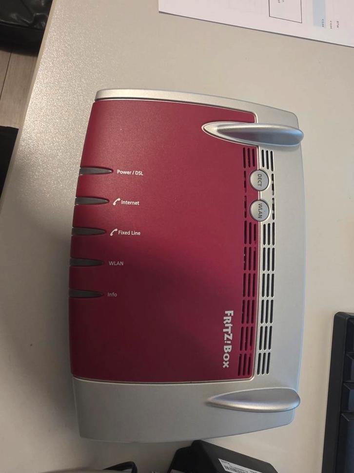 FritzBox Fon WLAN 7360 V2 Router, Computers en Software, Routers en Modems, Gebruikt, Router met modem, Ophalen of Verzenden