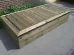 HOUTEN ZANDBAK 100x200 incl deksel kant en klaar geleverd, Ophalen, Nieuw