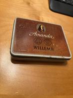 Willem II sigaren blik amanda, Ophalen of Verzenden, Gebruikt, Tabaksdoos of Verpakking