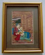 Fijn Indiaas miniatuur schilderij, Ophalen of Verzenden