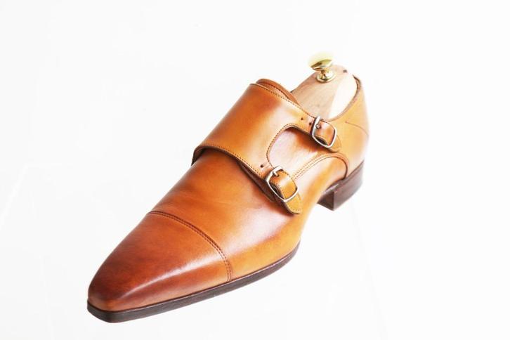 Bijna nieuw in doos! Greve dubbele monk in 9 = maat 43, Kleding | Heren, Schoenen, Zo goed als nieuw, Gespschoenen, Overige kleuren