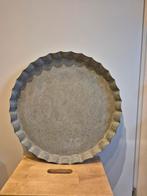 Licht metalen dienblad doorsnee 50 cm, Huis en Inrichting, Woonaccessoires | Dienbladen, Ophalen, Zo goed als nieuw, Rond, Metaal