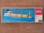 Lego 315 Container Ship met doos + instructieboekje, Ophalen of Verzenden, Gebruikt, Complete set, Lego