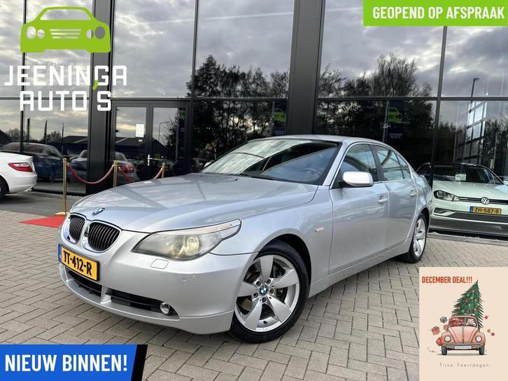 BMW 5-serie 530i|Navi|Clima|Leer, Auto's, BMW, Bedrijf, Te koop, 5-Serie, ABS, Airbags, Airconditioning, Alarm, Boordcomputer