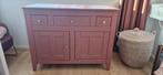 Hoge Commode kast met lades, kasten in Oud Roze, Ophalen, Gebruikt, 50 tot 70 cm, 100 cm of meer