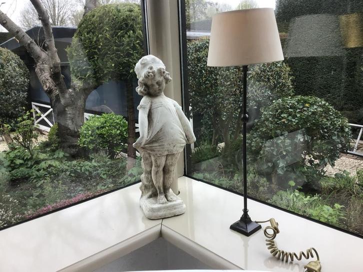 Dit mooie ranke pootje is zonder kapje!, Huis en Inrichting, Lampen | Tafellampen, Zo goed als nieuw, Minder dan 50 cm, Ophalen of Verzenden