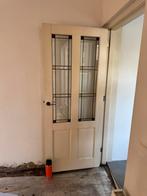 Mooie deur met glazen ruitjes, Ophalen, 80 tot 100 cm, Binnendeur, Zo goed als nieuw