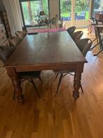 Eettafel/eettafel, Huis en Inrichting, Tafels | Eettafels, Ophalen, Gebruikt, Vintage, 200 cm of meer
