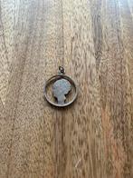Antieke Ketting Hanger Wilhelmina, Ophalen of Verzenden, Zilver, Hanger